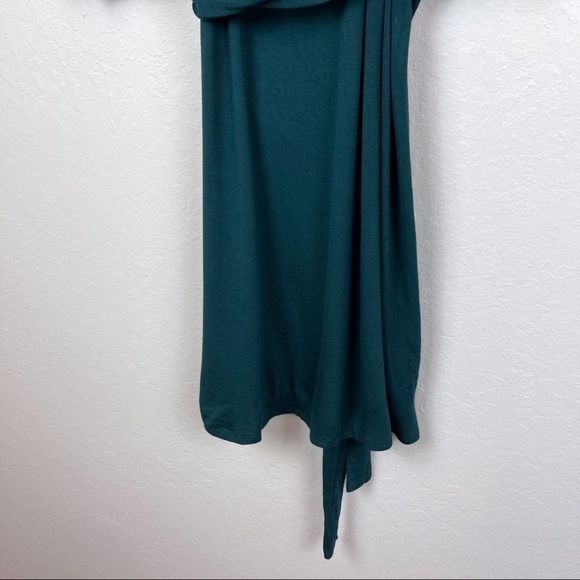 ANTHROPOLOGIE MAEVE Ceres Ruched Green Dress XXS - Picture 6 of 9